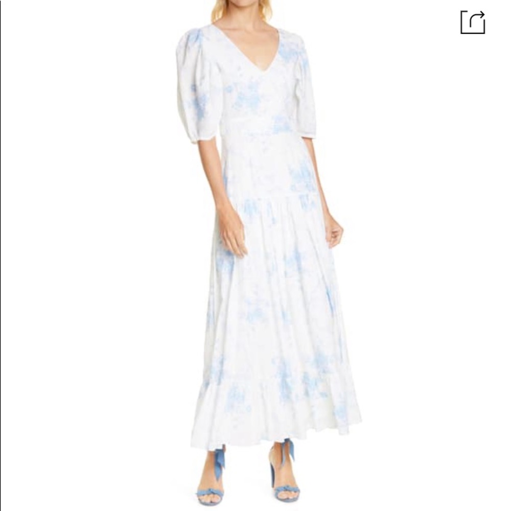 loveshackfancy lenny dress morning grey